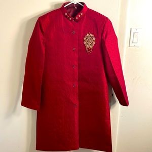 Kids sherwani size 34 fits 10-11 years old boys- Maroon color